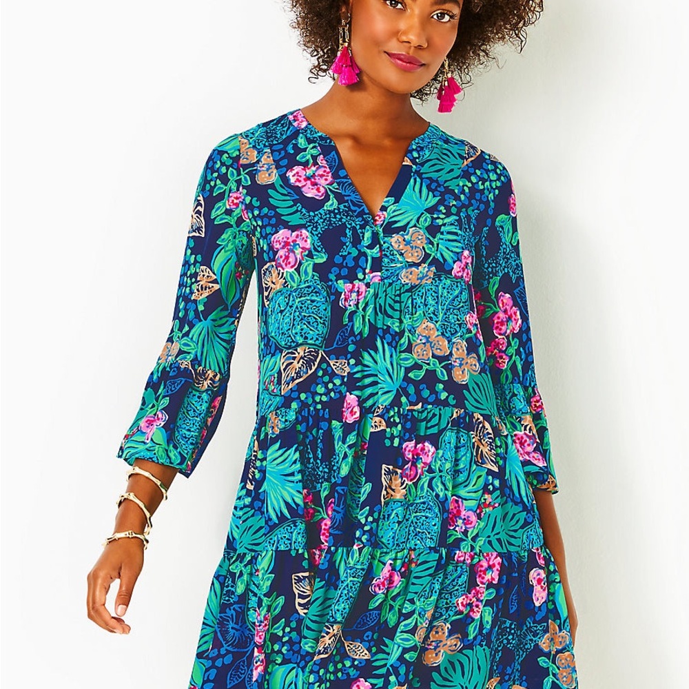 Lilly Pulitzer 3/4 Gabriel dress in Life of the Party